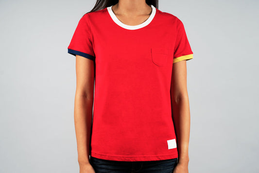 Camiseta deportiva roja